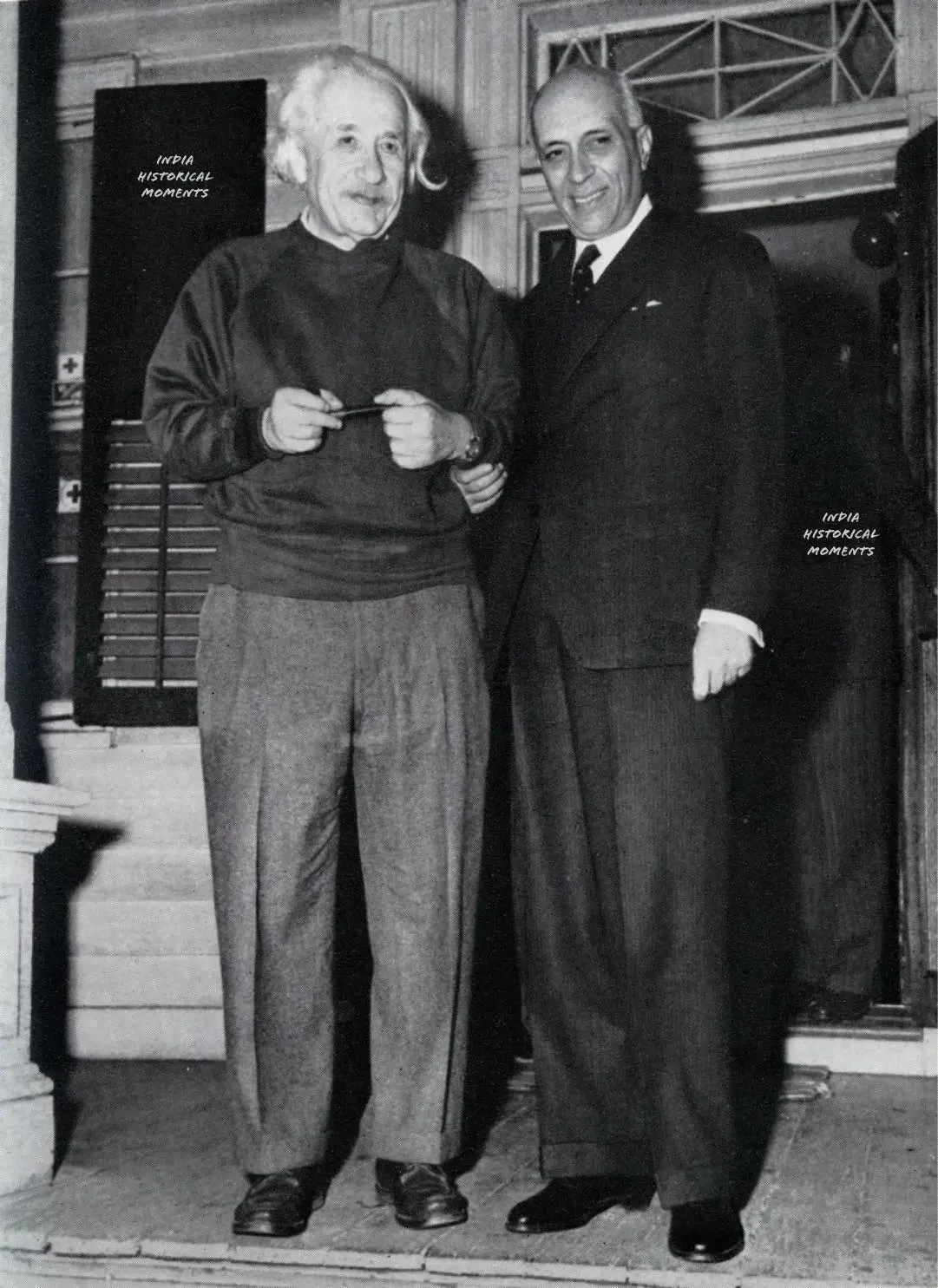 Nehru with Albert Einstein