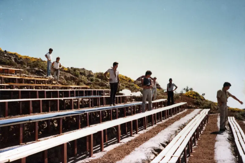 Preparativos inauguración Roque de Los Muchachos