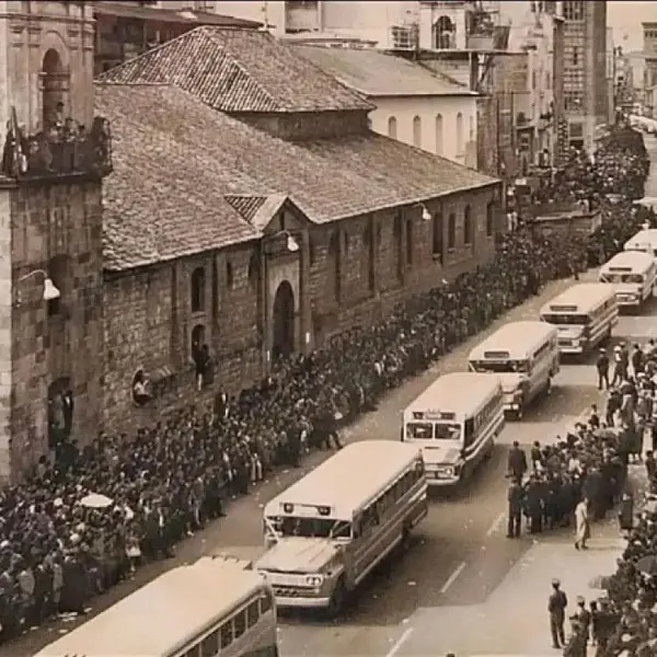 Concentración de autobuses 
