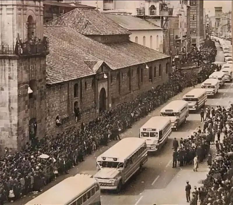 Concentración de autobuses 