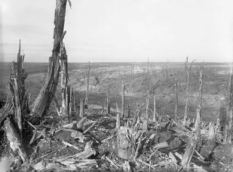 Germans advanced in the Beaumont area