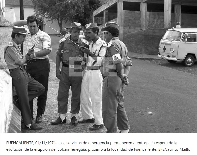 Erupción volcán Teneguía.