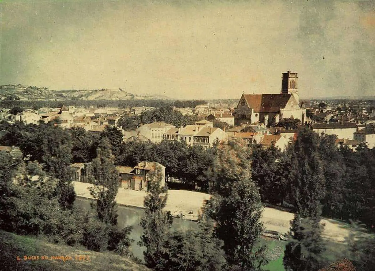 La fotografía de un paisaje a color más antigua La fotografía de un paisaje a color más antigua