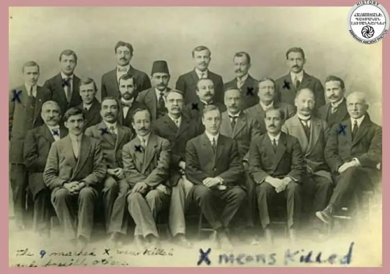 Armenian and Greek teaching staff of Marzvan's Anadolu College