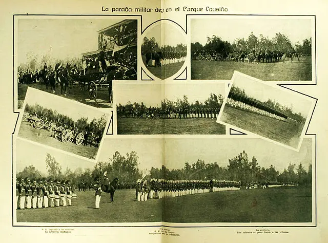 Desfile y disciplina: la Parada Militar en el Parque Cousiño
