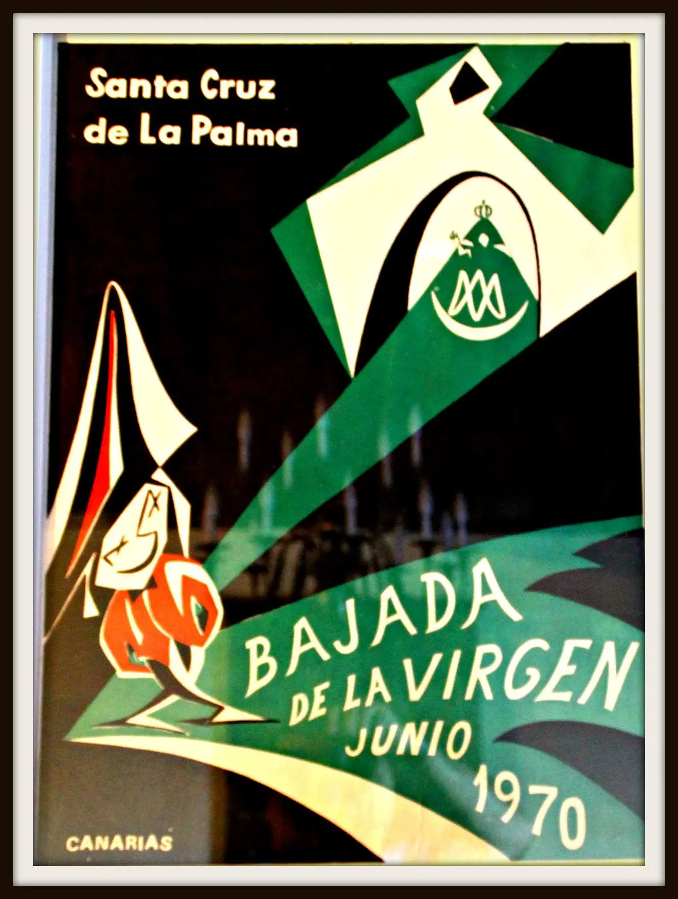 Cartel Bajada de La Virgen 1970