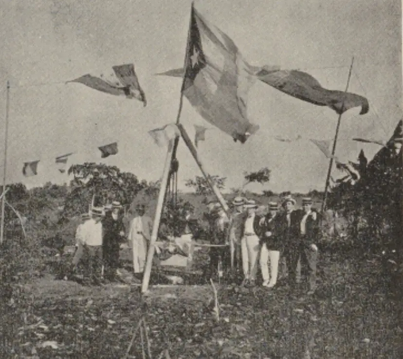 Colocación de las primeras piedras 