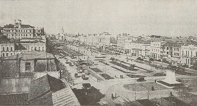 Vista de la Avenida de las Delicias