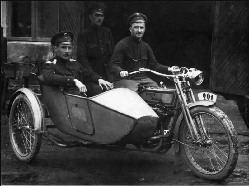 Russian Imperial Army Motorcyclists