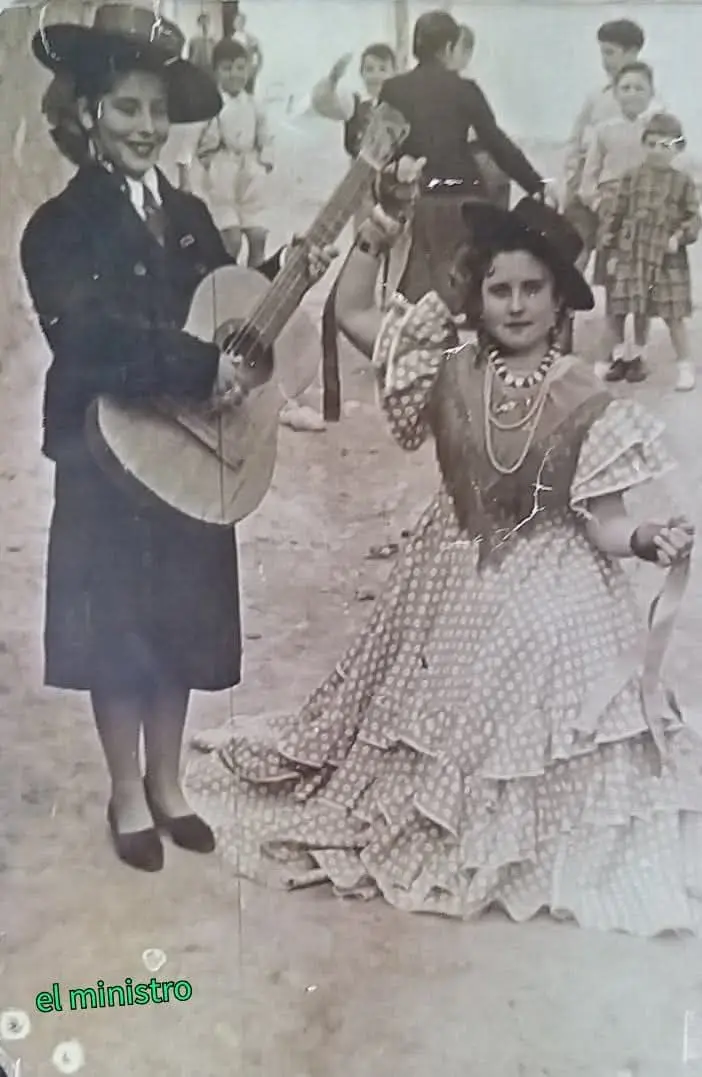 Día de fiesta en el pueblo.