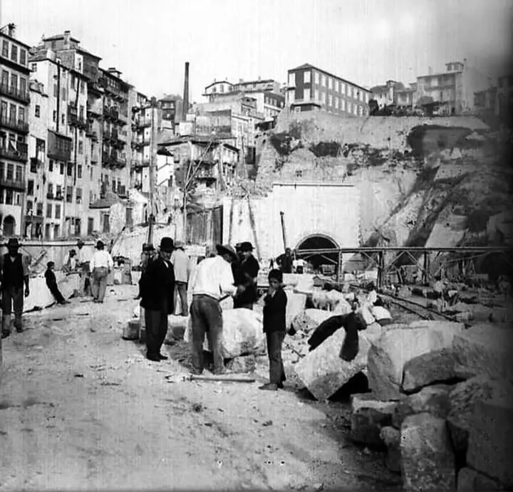 Obras da Estação de São Bento 