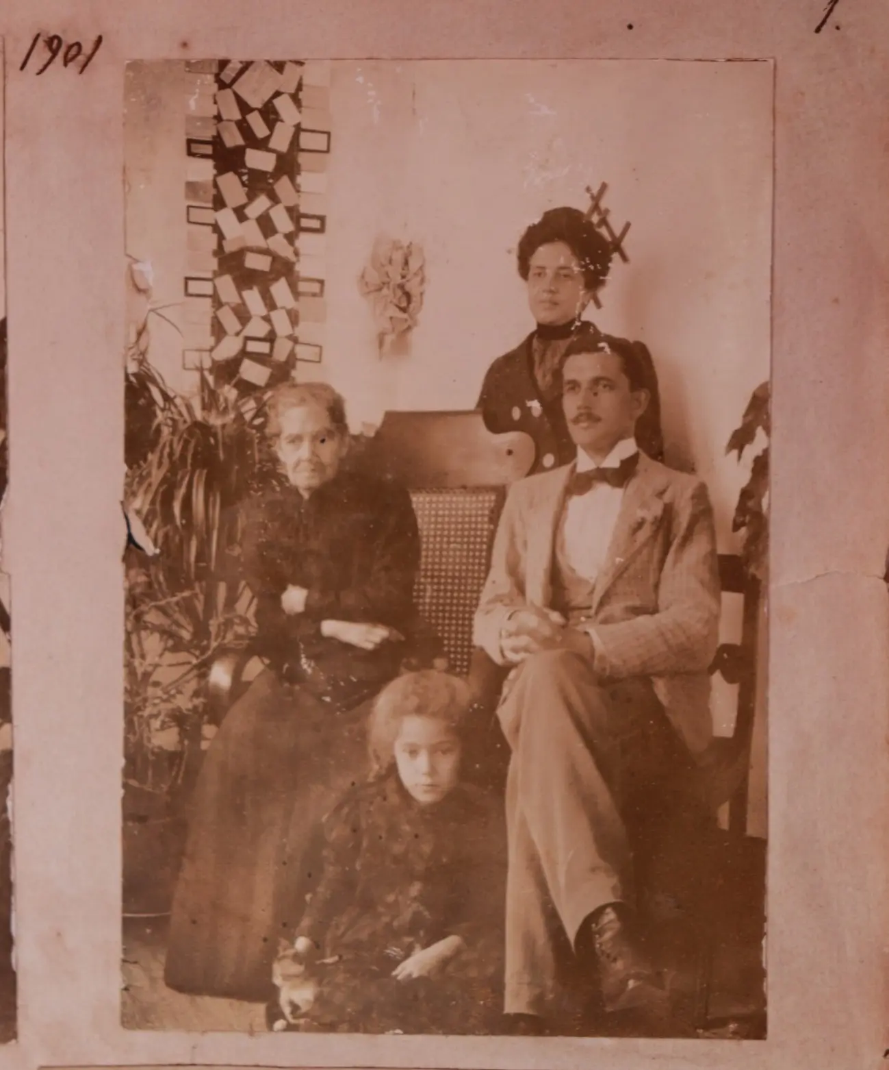 Miguel Ángel Díaz Díaz con familia