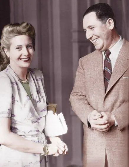 Eva Duarte y Juan Perón 