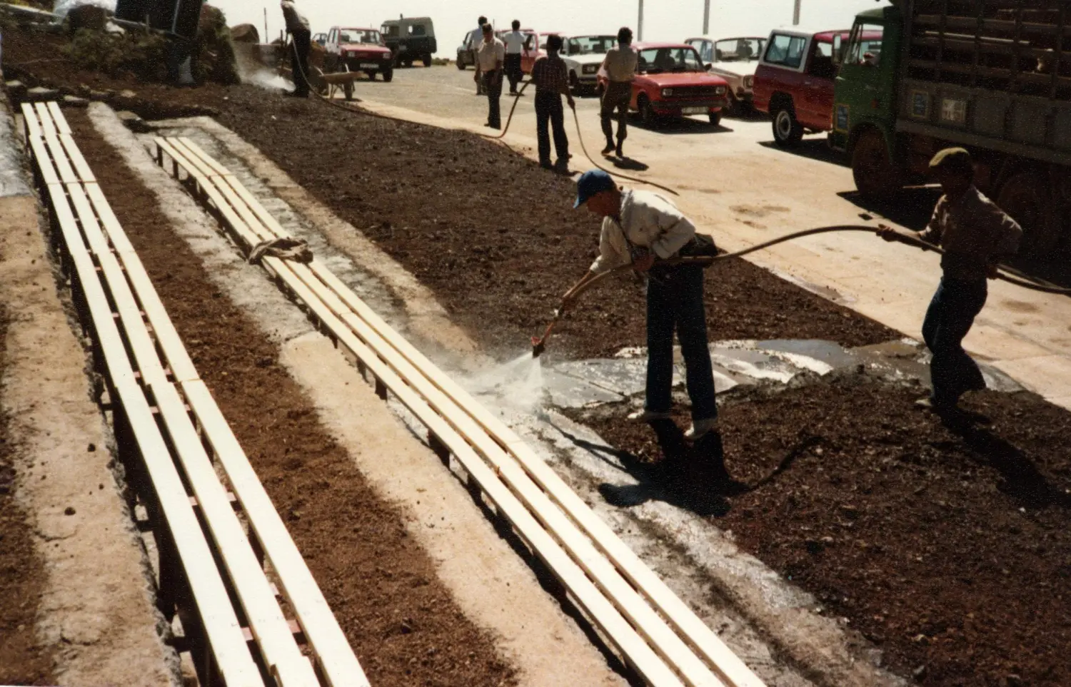 Preparativos inauguración Roque de Los Muchachos