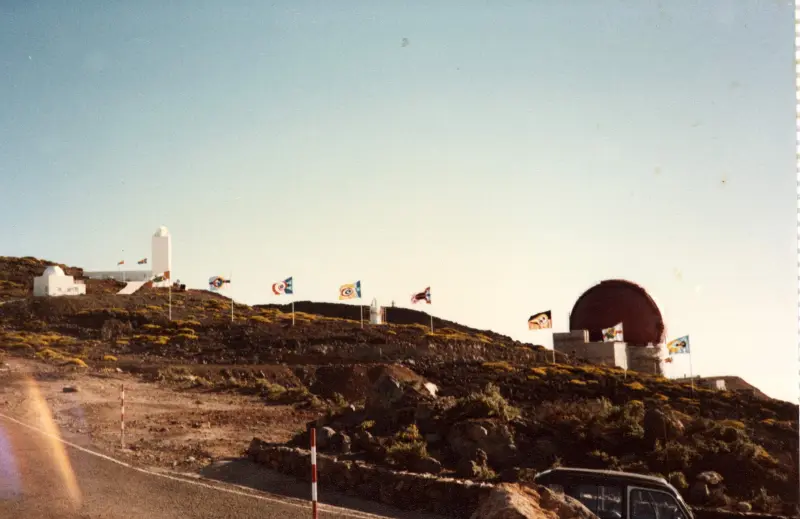 Preparativos inauguración Roque de Los Muchachos