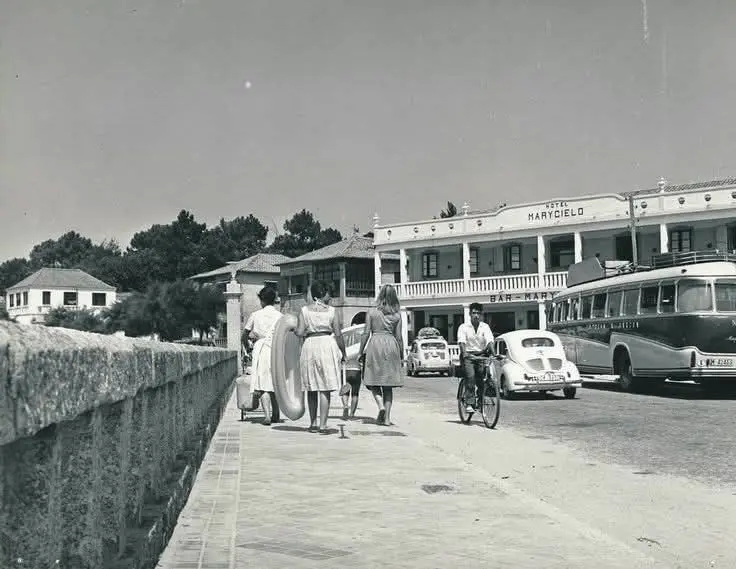 Sanxenxo, años 60.