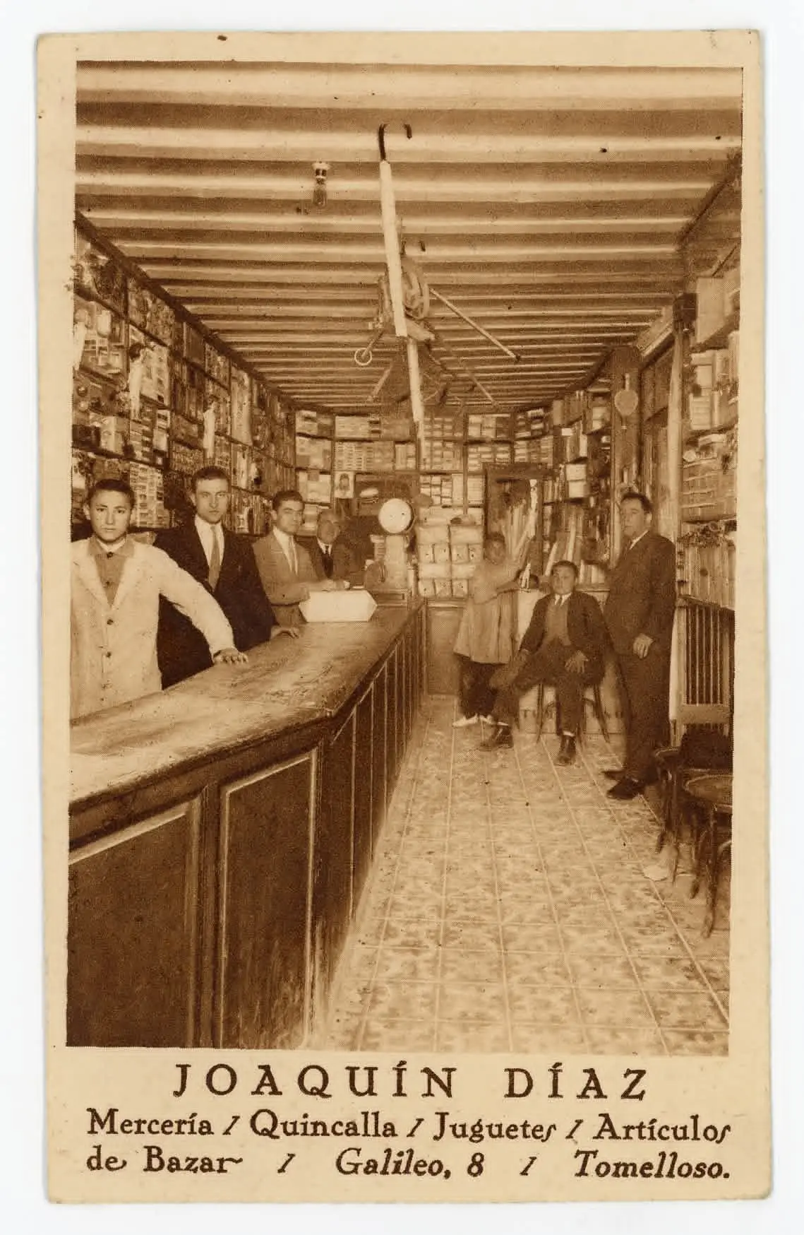 Un comercio de Joaquín en Tomelloso