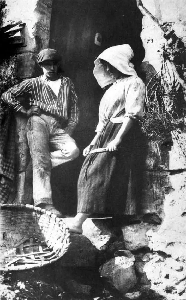 Jóvenes campesinos.