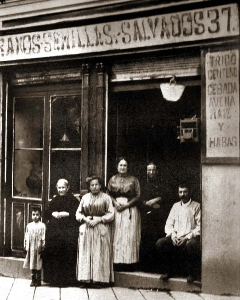 Tienda de semillas en la C/ Luchana.