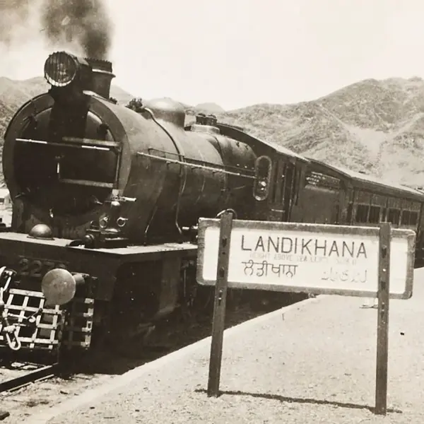 Train at Landi Khana