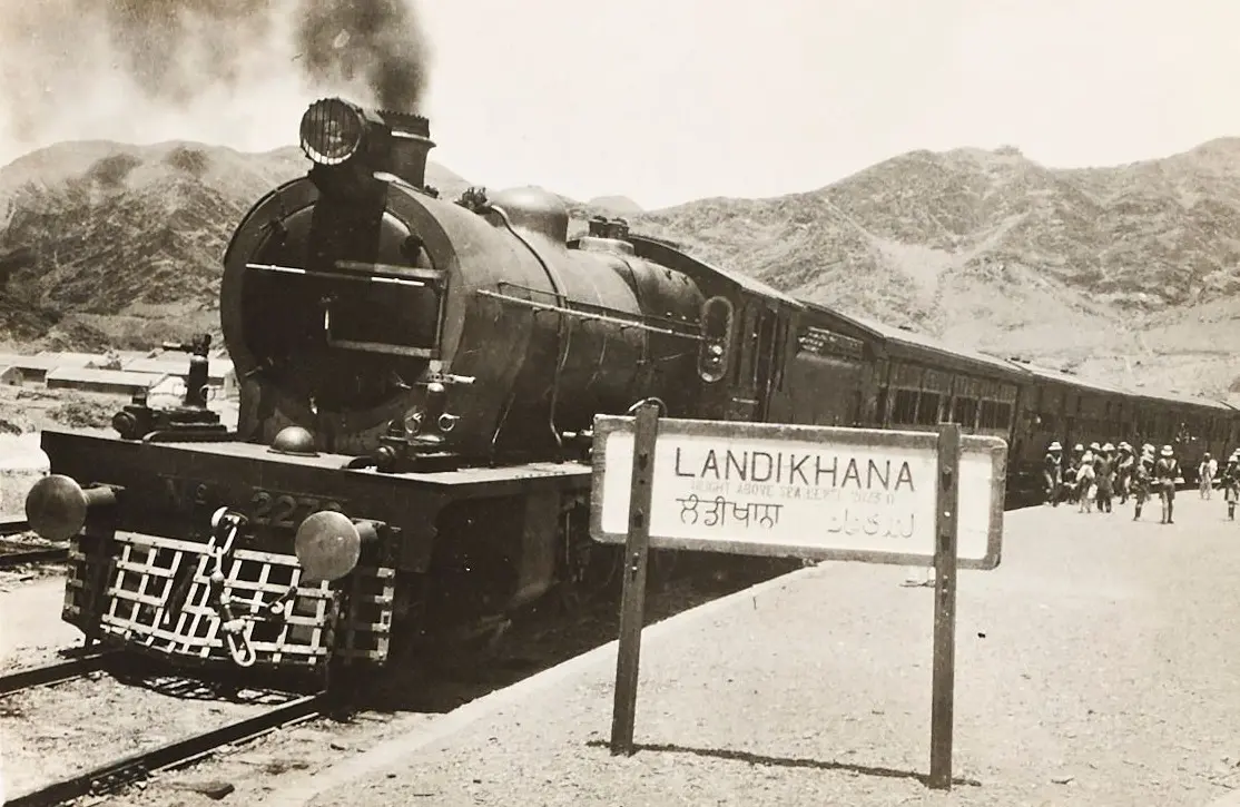 Train at Landi Khana Train at Landi Khana