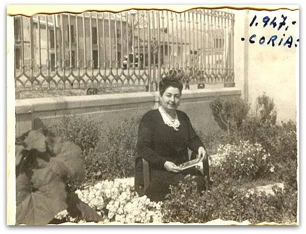 Teresa Gutiérrez en su chalet