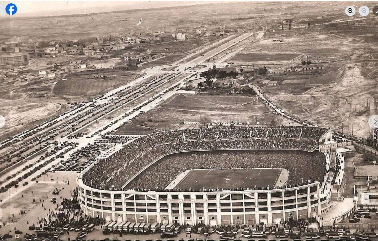 El Bernabéu y sus inmediaciones.