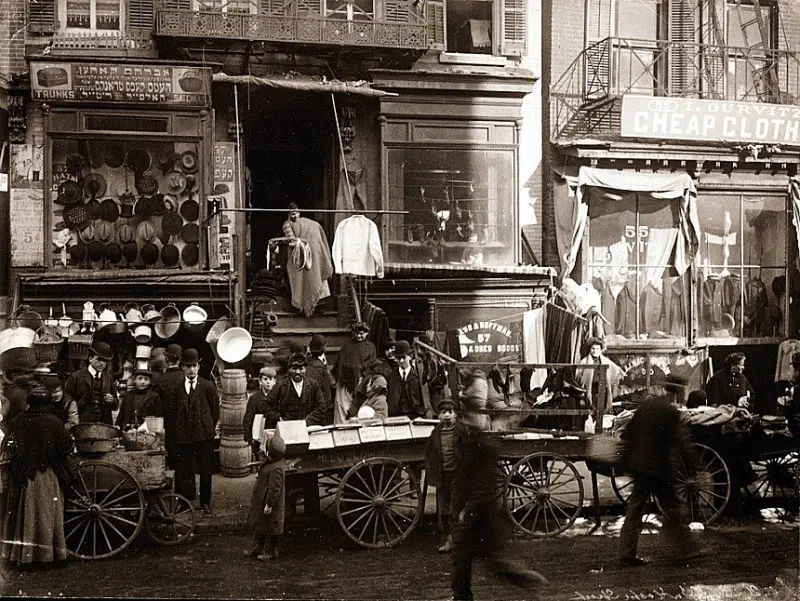 Hester Street on the Lower East Side 