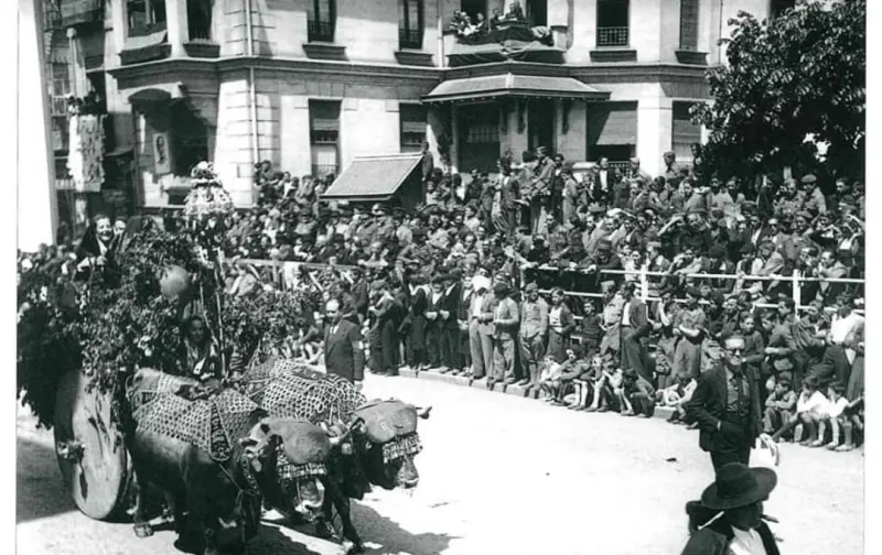 Despedida de los soldados Alemanes de la Legión Cóndor