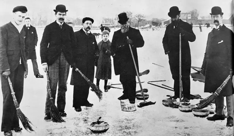 Curling on Wyndley lake 