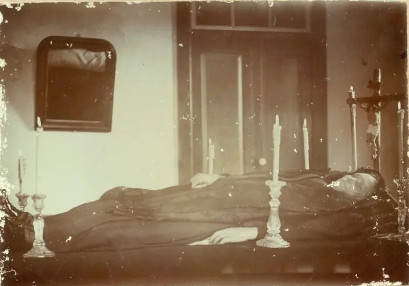 Velatorio de Juana Hernández.