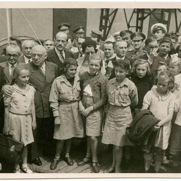 Expedición de niños refugiados polacos
