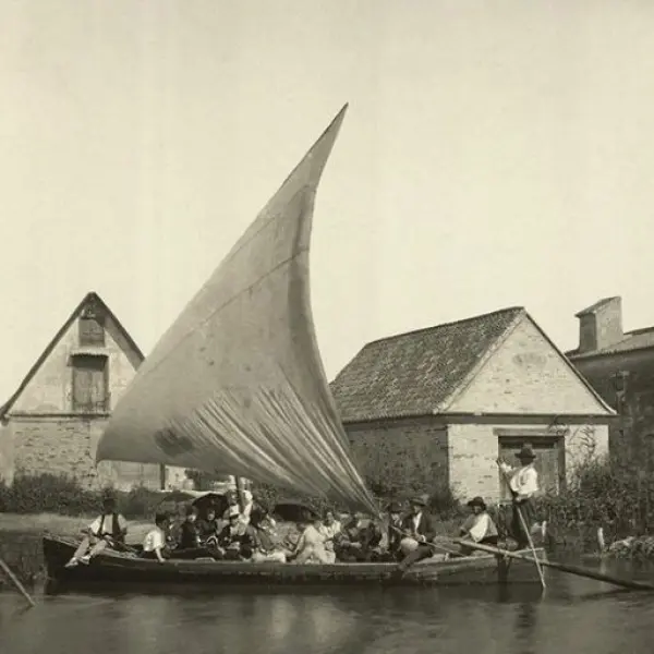 Barcas en La Albufera