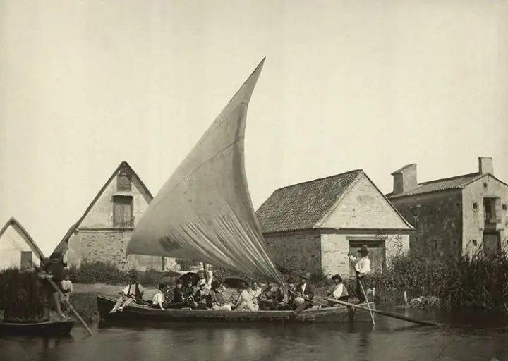 Barcas en La Albufera