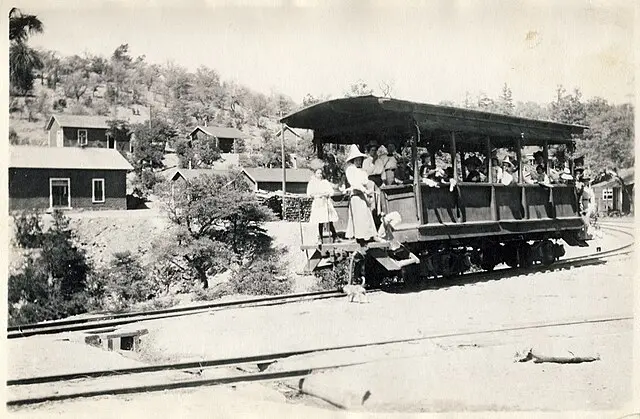 Tranvía en Cananea. 