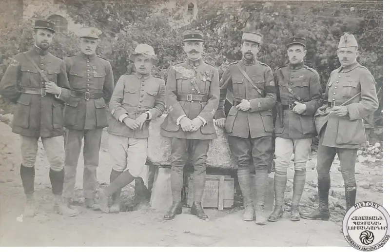 French Colonel Apat and his maid