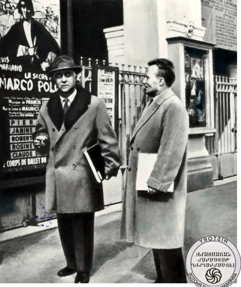 A. Khachatryan with French conductor Dervo