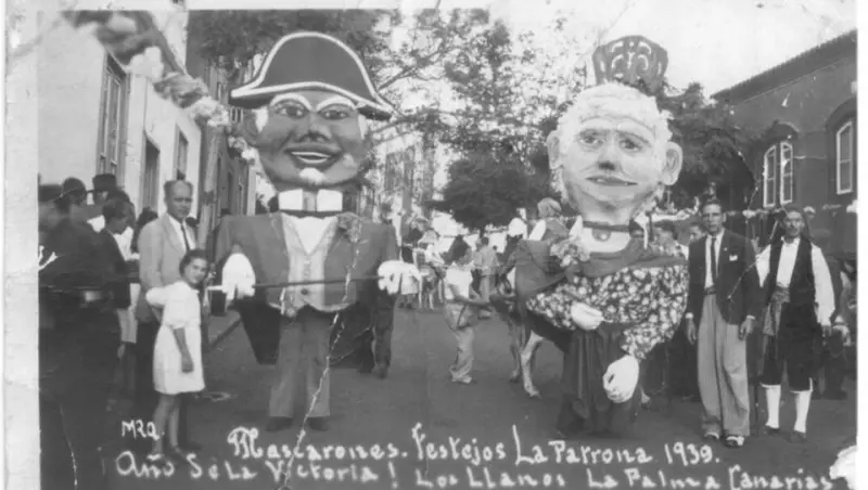 Mascarones en Los Llanos de Aridane.