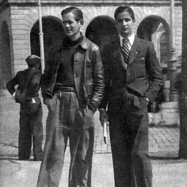 Leo Volin junto a su compañero Julio García