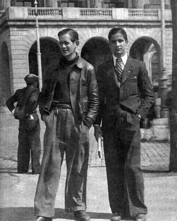 Leo Volin junto a su compañero Julio García