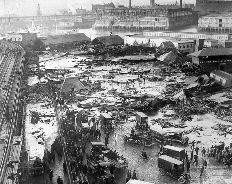 Infrastructure damage from the Molasses Disaster