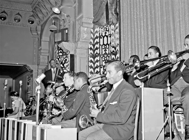 The band at the Savoy Ballroom