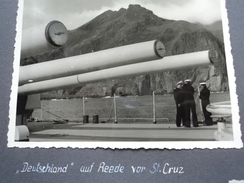 Acorazado Deutschland visita La Palma