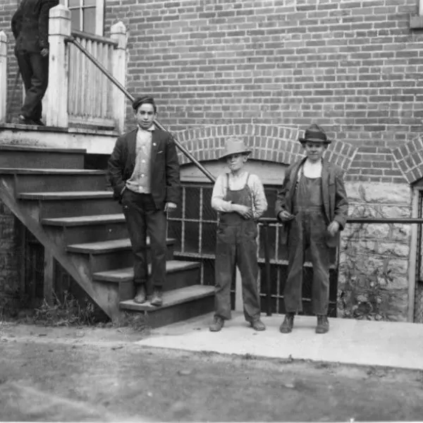 Workers in Fargo & Phelps Shoe Co.