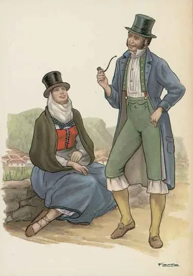 Traje típico de San Andrés y Sauces.