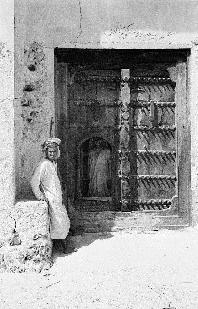 The door to the prison 