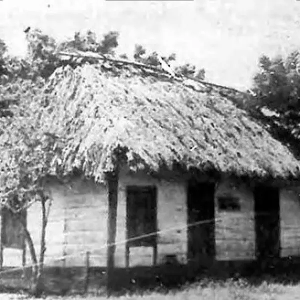 Casa típica de los campos cubanos