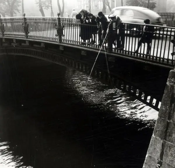 Fishing on the Griboyedov Canal