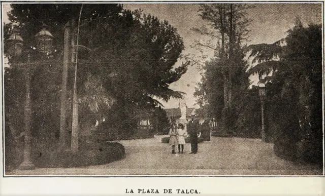 La Plaza de Armas de Talca en 1906