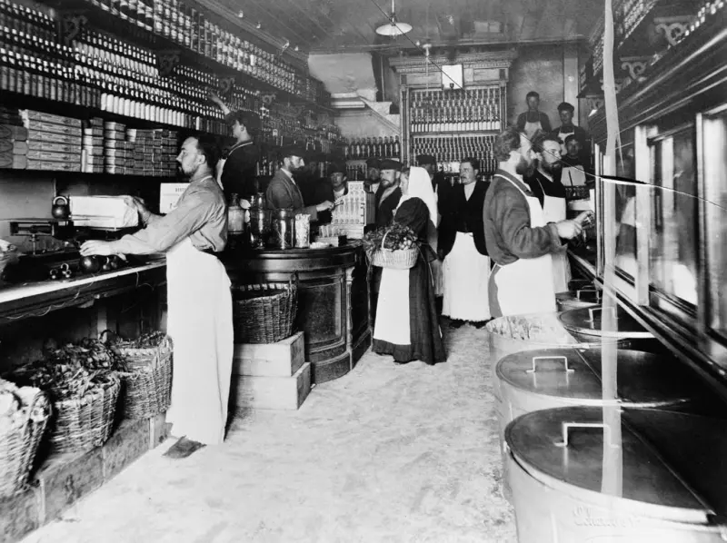 L.Lapin's Grocery Store in the 1900s